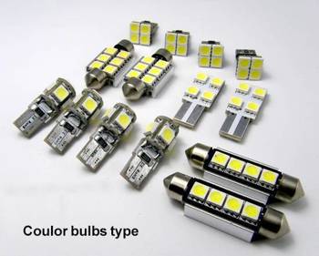 Fit VW Touran LED Interior Lighting Bulbs 12pcs Kit